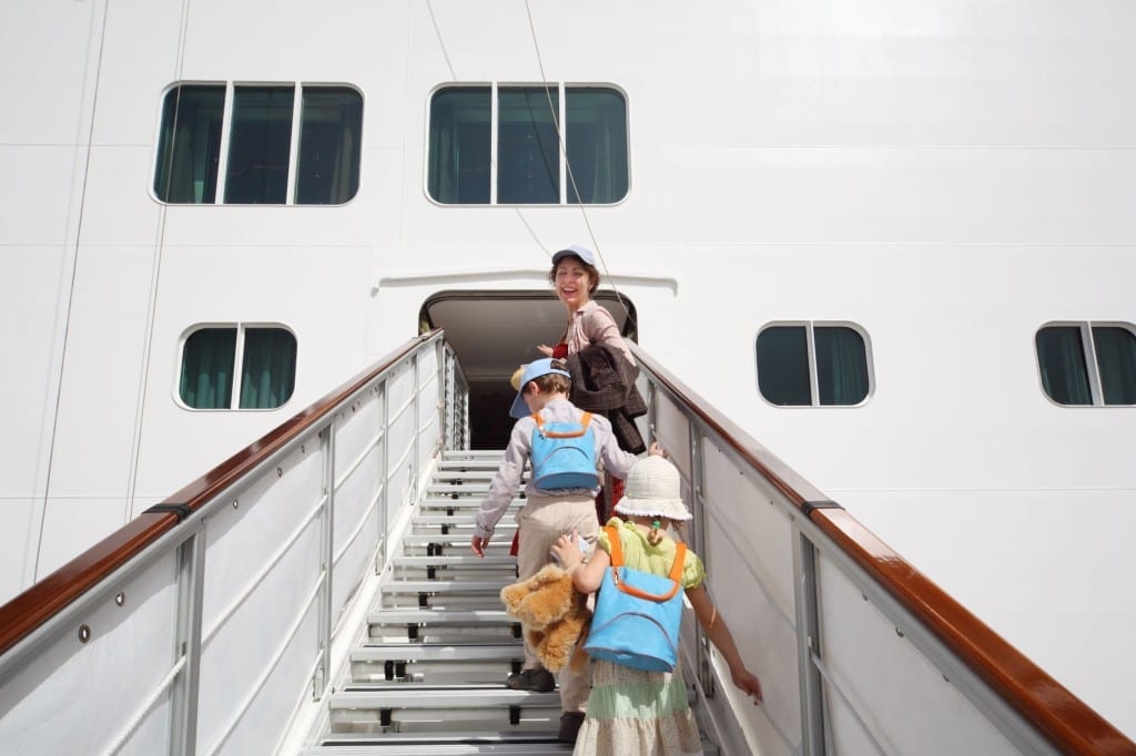 Boarding a Cruise Ship