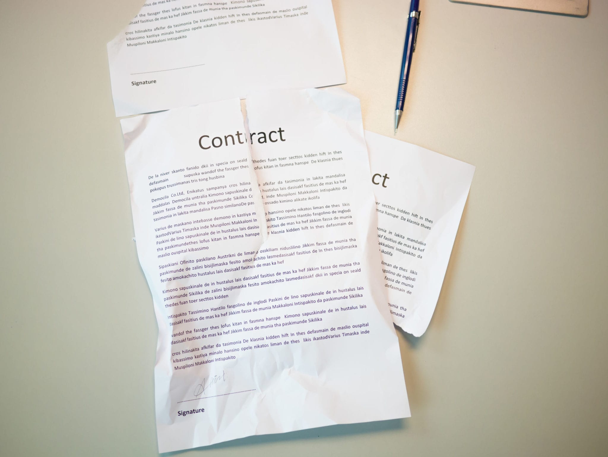 Employment Contracts for Cruise Ships